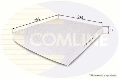 EKF122 Comline - Фильтр салона (аналог WP9036/LA120)