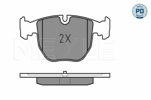 Колодки тормозные (передние) BMW 5 (E39)/7 (E38) 94-08 (Ate - Teves)