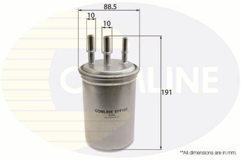 EFF120 Comline - Фильтр топлива (аналог WF8268/KL446)