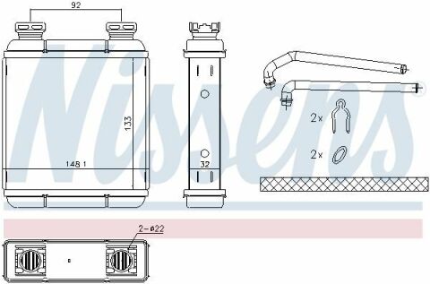 печка SMART FORTWO (W451) (07-) 1.0 i TURBO