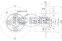 Диск тормозной (задний) Citroen C4/Peugeot 308/3008/5008 06- (268х12)(+ABS)(с подш.)(с покр)(полный), фото 9 - интернет-магазин Auto-Mechanic