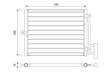Радиатор кондиционера Porsche 911/Boxster 2.5-3.6 96-05