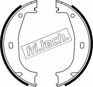 Комплект гальмівних колодок, стоянкове гальмо