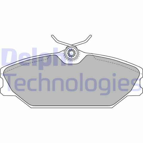 Тормозные колодки (передние) Renault Clio II 00-/Megane I 96-03 (Trw)