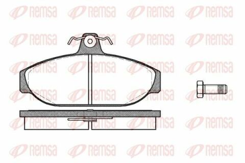 Тормозные колодки перед. VOLVO 740-780 84-940 91-