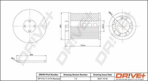 DP1110.11.0175 Drive+ - Фільтр оливи