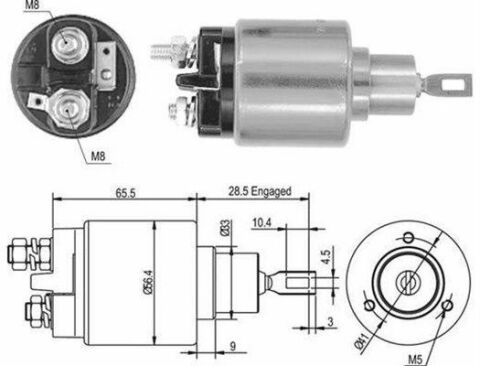 MAGNETI MARELLI Втягивающее реле стартера VW OPEL SEAT SKODA [940113050435]