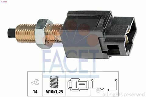 Датчик стоп-сигналу Hyundai Accent/Getz/Elantra/SantaFe 94-/Mazda 323/626 87-/Mitsubishi Galant/L200