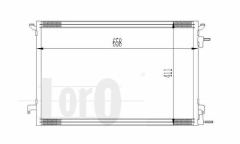 Радіатор кондиціонера SIGNUM/VECTRA C/CROMA 1.9 CDTi/1.9 JTD/w/o 02-