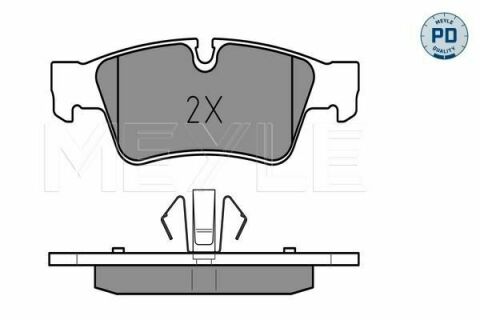 Колодки тормозные (задние) MB M-class (W164) 06-