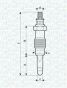 MAGNETI MARELLI Свічка розжарювання DB Свічка розжарювання OM 601-603 93-I [062583003304], фото 4 - інтерент-магазин Auto-Mechanic