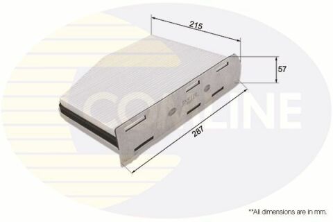 EKF118 Comline - Фильтр салона (аналог WP9146/LA181)