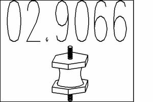 Монтажне кільце вихлопної системи (D (внутр.) - 41 мм; D (наружн.) - 53 мм; Висота - 5,2 мм)
