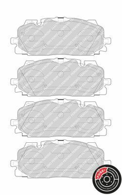 VW Гальмівні колодки передн. Audi A4/5/Q7 15-