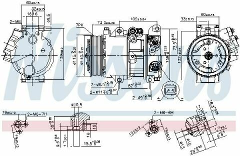 Компрессор TY CAMRY(07-)2.0 i(+)[OE 88320-42120]