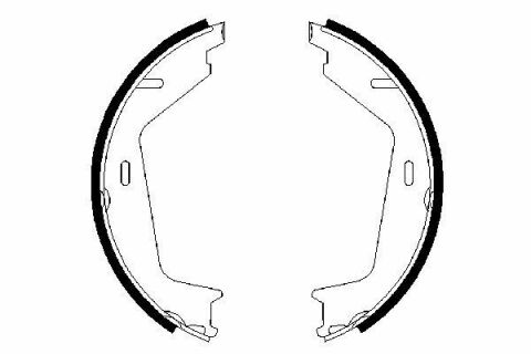 Колодки ручного тормозной S60, S80, V70, XC70, XC90 97- VOLVO