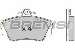 Тормозные колодки пер. Volvo 440/460/480 86- (Lucas)