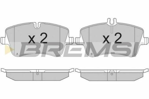 Тормозные колодки пер. MB W203 00-07 (TRW)