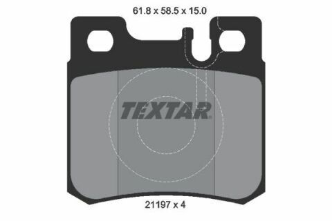 Колодки гальмівні (задні) MB C-class (W202/S202)/E-class (W124/S124/W210) 93-03 (Teves) Q+ Колодки гальмівні (задні) MB C-class (W202/S202)/E-class (W124/S124/W210) 93-03 (Teves) Q+