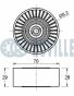 Ролик натяжной audi a4/5/6, q5, amarok, crafter, t6 2.0tdi, фото 2 - інтерент-магазин Auto-Mechanic