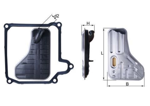 Фільтр АКПП VW Passat/Golf 1.4-2.0TSI/2.0TDI 04-14 (з прокладкою)