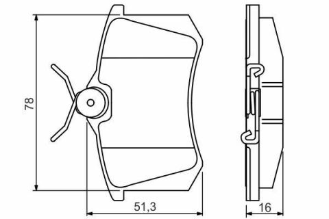 Тормозные колодки задние AUDI A3,A4,A6 SEAT VW Golf 3/4 SKODA