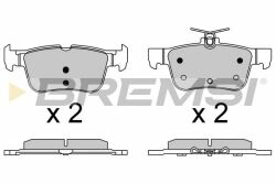 Тормозные колодки Focus/Kuga/Mondeo 12- Тормозные колодки Focus/Kuga/Mondeo 12-