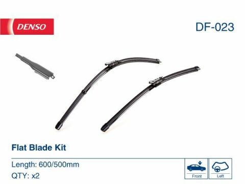 Комплект стеклоочистителей flat blade kit