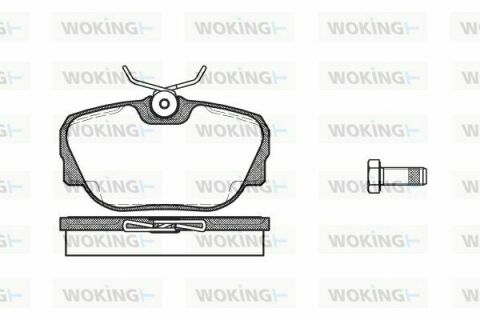Тормозные колодки пер. BMW 3 (E30)/Z1 1.6-2.7 82-94 Тормозные колодки пер. BMW 3 (E30)/Z1 1.6-2.7 82-94