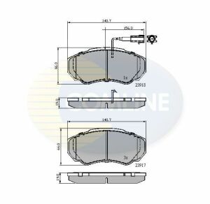 CBP11040 Comline - Тормозные колодки для дисков