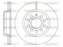 Гальмівний диск перед. A3/Caddy/Golf/Jetta/Leon/Octavia/Toledo 03-