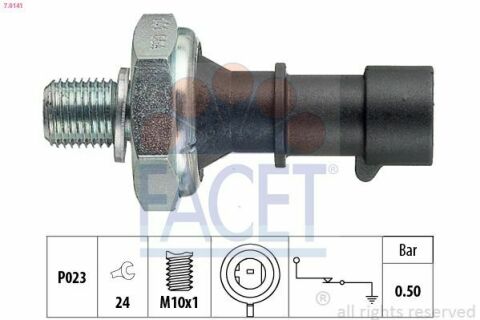 Датчик давления масла Opel Astra G, H, J, Combo/Chevrolet AVEO 1.0-1.8i 96-