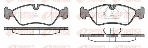 OPEL Гальмівні колодки передні Astra, Omega A, Vectra A, Daewoo Nexia, Lanos 1.6