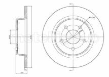 Тормозной диск зад. Transit Connect/Kuga/C-max 10-1.0-2.0