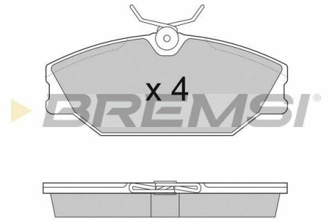 Тормозные колодки пер. Laguna I/Megane I 95-03 (TRW)