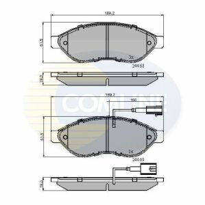 CBP11589 Comline - Тормозные колодки для дисков