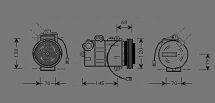 Компрессор кондиционера Audi A4/6/8, Skoda SuperB, Passat 96-VW Компрессор кондиционера Audi A4/6/8, Skoda SuperB, Passat 96-VW