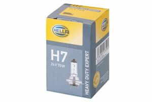 HELLA H7DP (подвійна сила!) 24V 70W Автолампа **HEAVY DUTY EXPERT** LONGER LIFETIME, VIBRATION RESISTANT