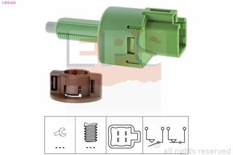 EPS MITSUBISHI Вимикач STOP-сигналів ASX, Outlander II, III, Citroen C-Crosser, Peugeot, Toyota Avensis, Camry, Land Cruiser 200, Rav 4 III, Yaris 05-