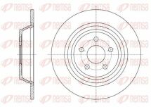 Диск гальмівній задній s-max 15-