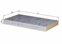 Фильтр салона Audi A4 01-08/A6 97-05 (угольный)