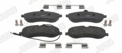 гальмівні колодки передніjumpy fiat scudopeugeot expert 07- (с датчиком)