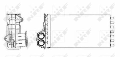 Радиатор печки Peugeot 206/206+ 1.1-2.0D 98-