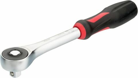 Тріскачка 1/2" ротаційна 72 зубця 288 мм з поворотною ручкою на 360°