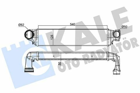 KALE BMW Intercooler 3 E46 318d/330xd 00-