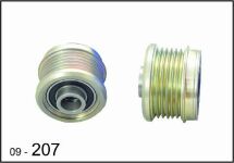 Шкiв генератора 6 ребер