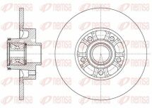 Диск гальмівній задній з Підшипником vivaro 14-, renault trafic