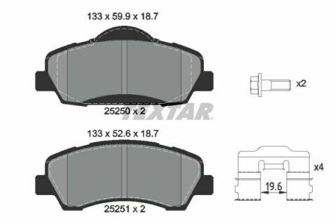 Колодки тормозные (передние) Citroen C4 Cactus 14-/Peugeot 308 II/SW 13- (Mando) Q+