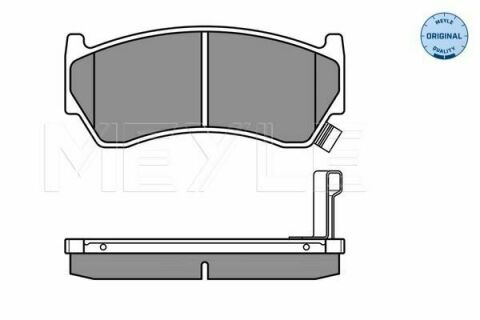 Колодки тормозные (передние) Nissan Almera 1.4/1.6/2.0D 95-00 к-кт