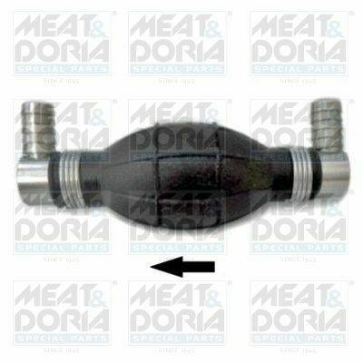 MEATDORIA Насос ("груша") ручного підкачування палива кутовий d=12mm/d=12mm